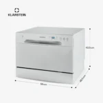 Amazonia 55cm 6 Programe Mașină de Spălat Vase de Masă - imagine 8