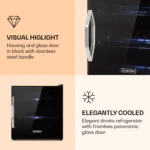 Beersafe L Onyx frigider pentru bauturi - imagine 5
