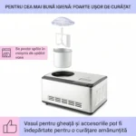 Dolce Bacio Smart 2L 180W Mașină de Înghețată și Iaurt - imagine 4