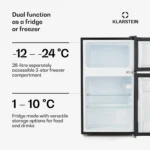 Frigider cu Congelator Klarstein Big Daddy Cool - imagine 2