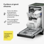 Velaire 45cm Mașină de Spălat Vase încorporată 9 Programe - imagine 6