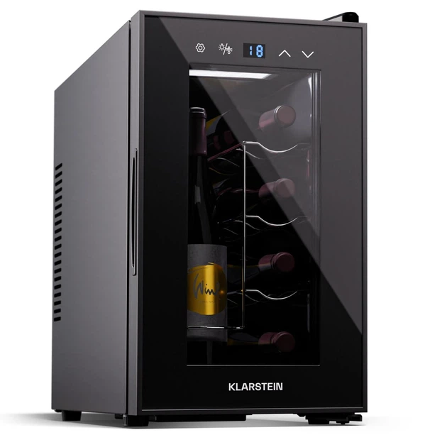 540255602 Frigider pentru vin Klarstein Shiraz 8 Uno Vertical – 21 L, 8 sticle - imagine 1