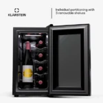 Frigider pentru vin Klarstein Shiraz 8 Uno Vertical – 21 L, 8 sticle - imagine 3