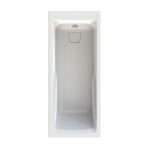 Cadă dreptunghiulară Allibert Sylene, acril Toplax®, alb