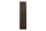 Dulap înalt de baie Wiesbaden Sulora 160×40×35 cm, nuc, front striat - imagine 3