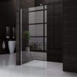 Paravan de duș Walk-In Aloni Eco 140×200 cm, sticlă securizată 8 mm, profil cromat - imagine 6