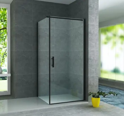 Schermafbeelding-2025-10-03-102815 Cabină de duș Aloni 90×90×190 cm, ușă pivotantă, sticlă securizată 6 mm, profil negru mat - imagine 1