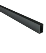 Paravan de duș Walk-In Aloni Eco Nano 100×200 cm, sticlă securizată 8 mm, profil Gunmetal - imagine 3