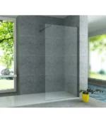 Paravan de duș Walk-In Aloni Eco Nano 100×200 cm, sticlă securizată 8 mm, profil Gunmetal