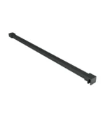Paravan de duș Walk-In Aloni Eco Nano 100×200 cm, sticlă securizată 8 mm, profil Gunmetal - imagine 2