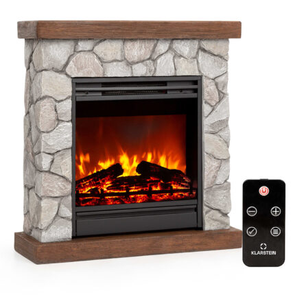 Lienz Șemineu electric cu aspect de piatră, 1800W