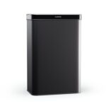 Touchless Coș de gunoi cu senzor, 60L, negru mat